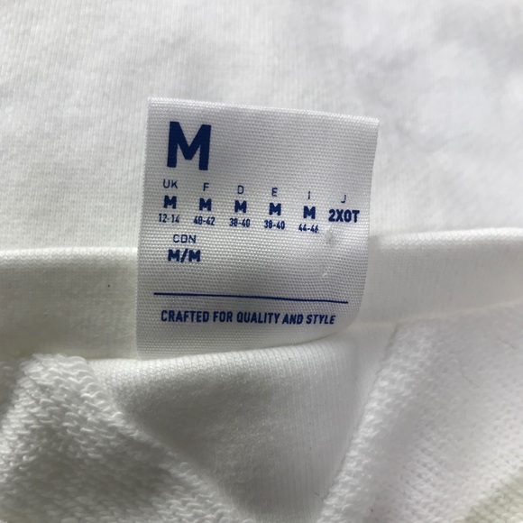 Reebok Classic White Crewneck Pullover Medium - Picture 7 of 7